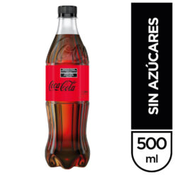 Coca Cola Sin Azucar 500 ml